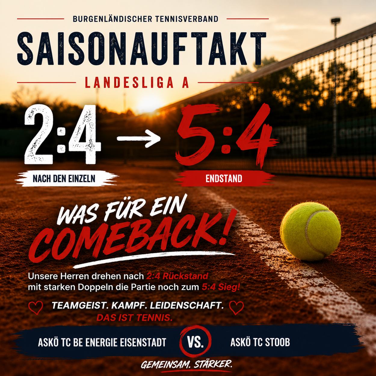 Saisonauftakt nach Maß!