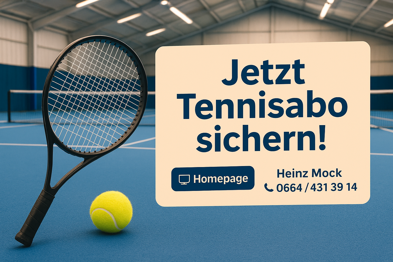 Gute Nachrichten für alle Tennisbegeisterten!